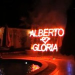 Scritte Nomi Sposi in Fuoco per Taglio Torta