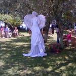 Statua Vivente Angelo (donna)