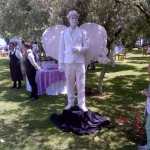 Statua Vivente Angelo (uomo)