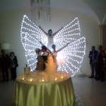 Taglio Torta con Farfalle Luminose